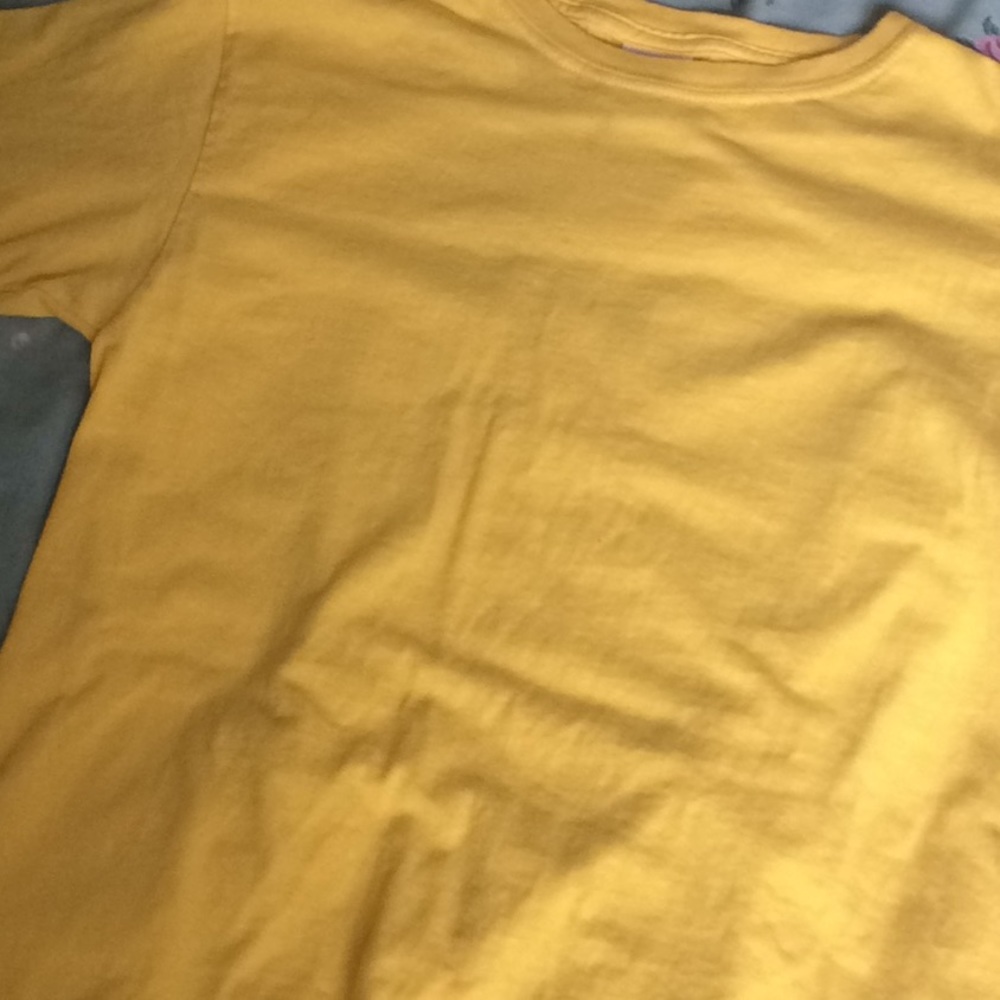 All yellow shirt